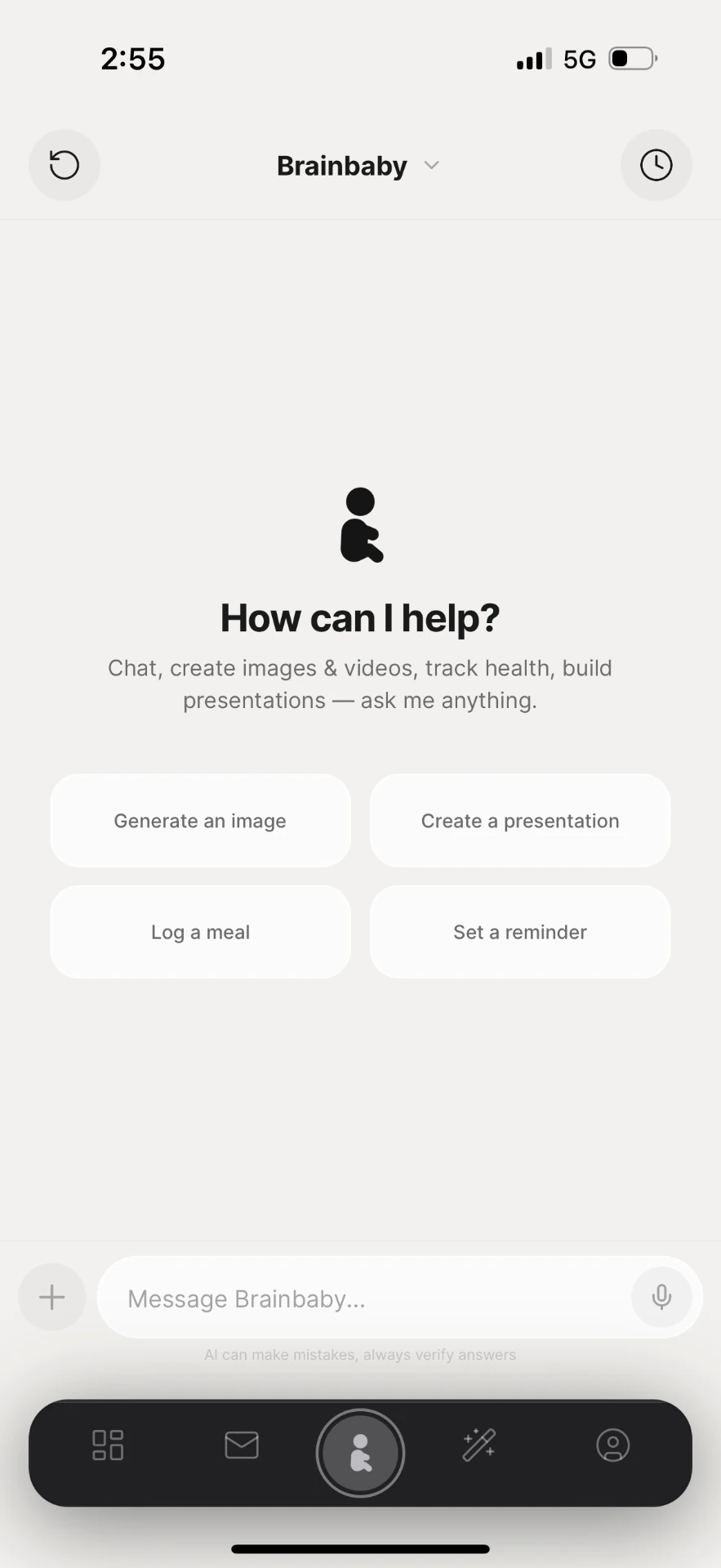 Brainbaby AI app screenshot 1 of 5