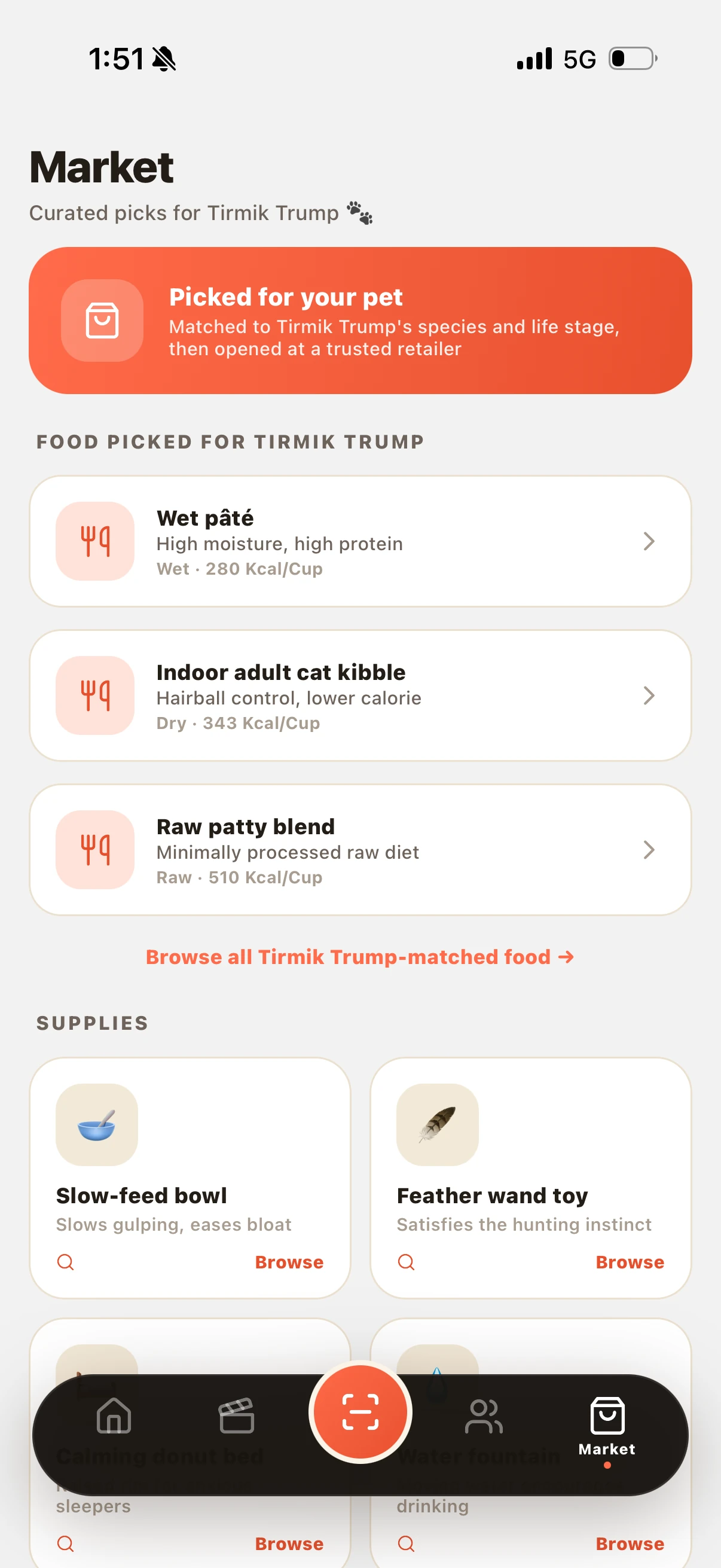 yapzy product interface, screen 4